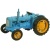Oxford Diecast OD76TRAC001 Fordson Tractor Blue