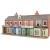 Metcalfe PO272 Low Relief Red Brick Shop Fronts