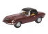 Oxford Diecast 76ETYP012 Jaguar E Type Soft Top Imperial Maroon