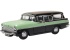 Oxford Diecast 76CFE008 Vauxhall Cresta Friary Estate Versailles Green Black