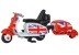 Oxford Diecast 76SC002 Scooter & Trailer Union Flag