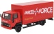Oxford Diecast 76fcg005 Ford Cargo Box Van Parcelforce