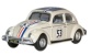 OXFORD DIECAST 76VWB001 VW BEETLE PEARL WHITE (HERBIE)