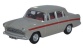 Oxford Diecast 76ACF002 Austin Cambridge Armadillo Beige And Red