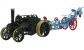 Oxford Diecast 76FBB005 Ploughing Engine 15334 Lady Caroline and Plough