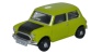 Oxford Diecast 76MN005S Classic Mini Lime Green