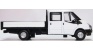 Oxford Diecast 76tpu005 White Ford Transit Dropside