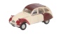 Oxford Diecast NCT005 Citroen 2CV in Plum/Custard