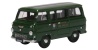 Oxford Diecast 76FDE016 Ford 400e Minibus London Fire Brigade Green