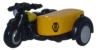 Oxford Diecast NBSA001 Motorbike Sidecar AA